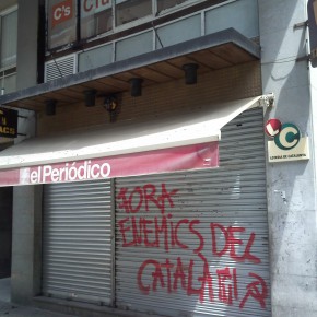 Ataquen la seu de C’s a Girona.